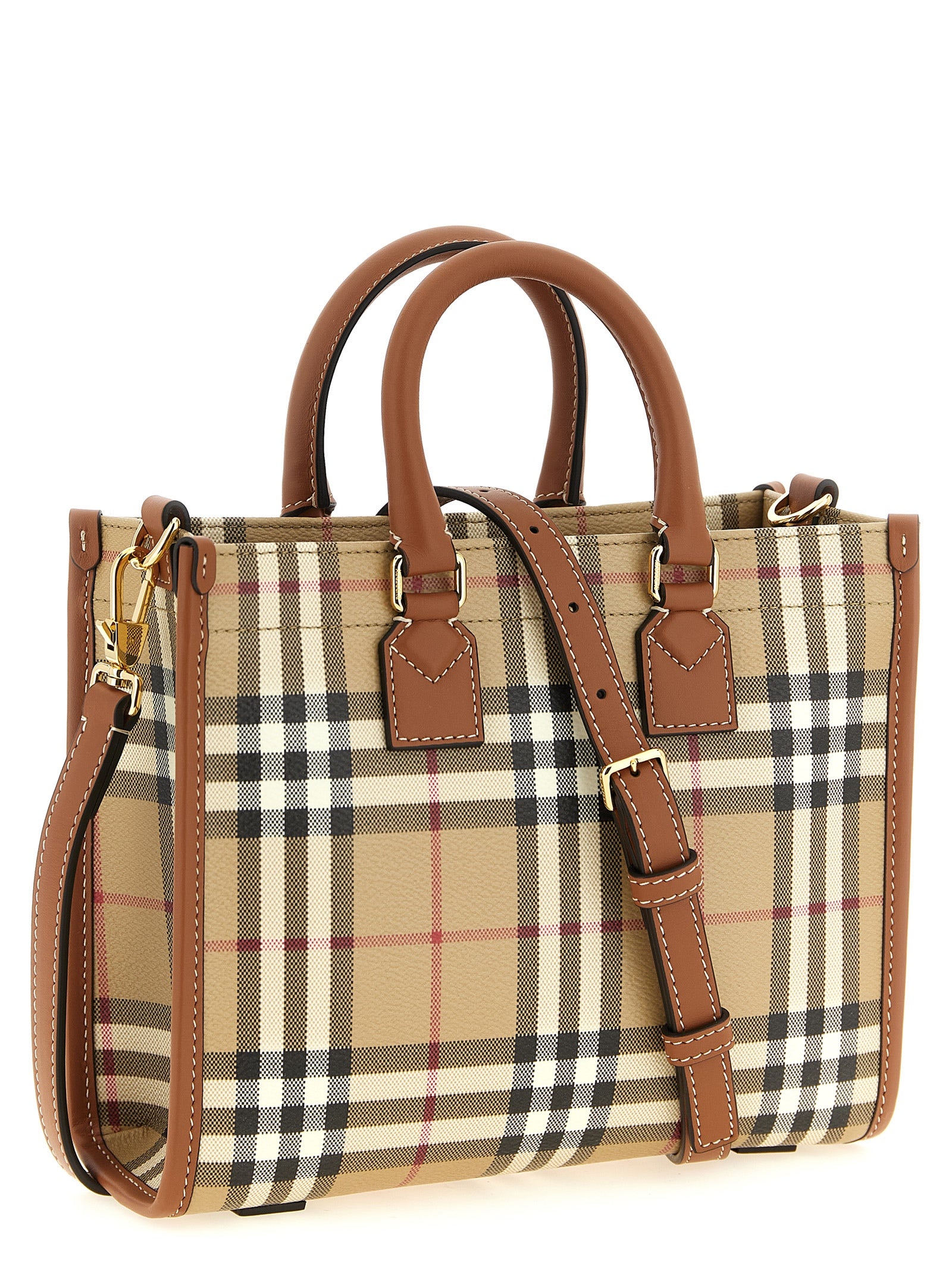 Burberry Beige Polyethylene Tote Bag
