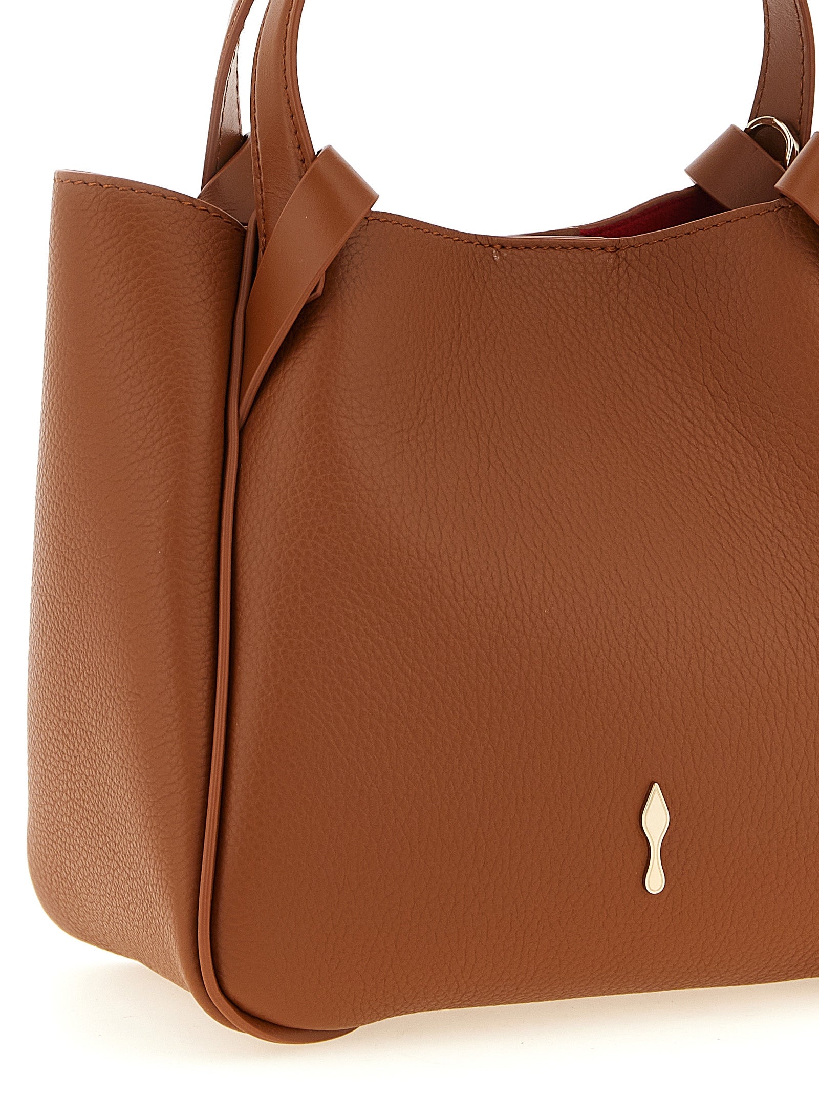 Christian Louboutin Brown Calfskin Tote Bag