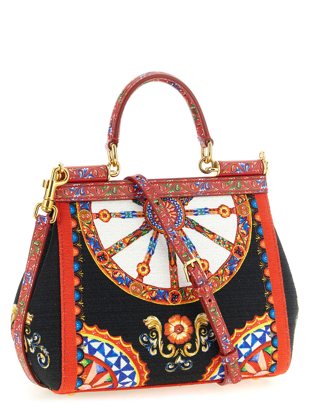 Multicolor Cotton Handbag