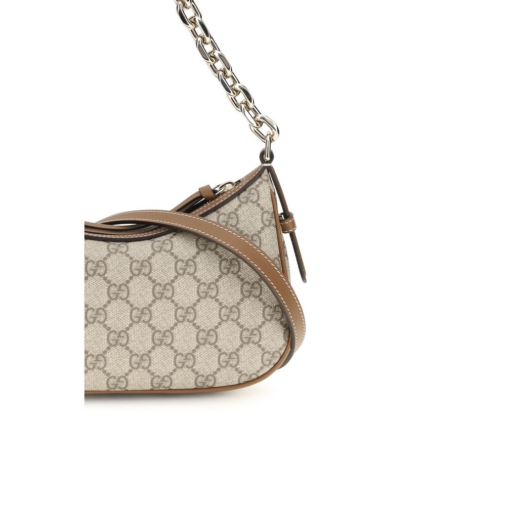 Beige Fabric Handbag