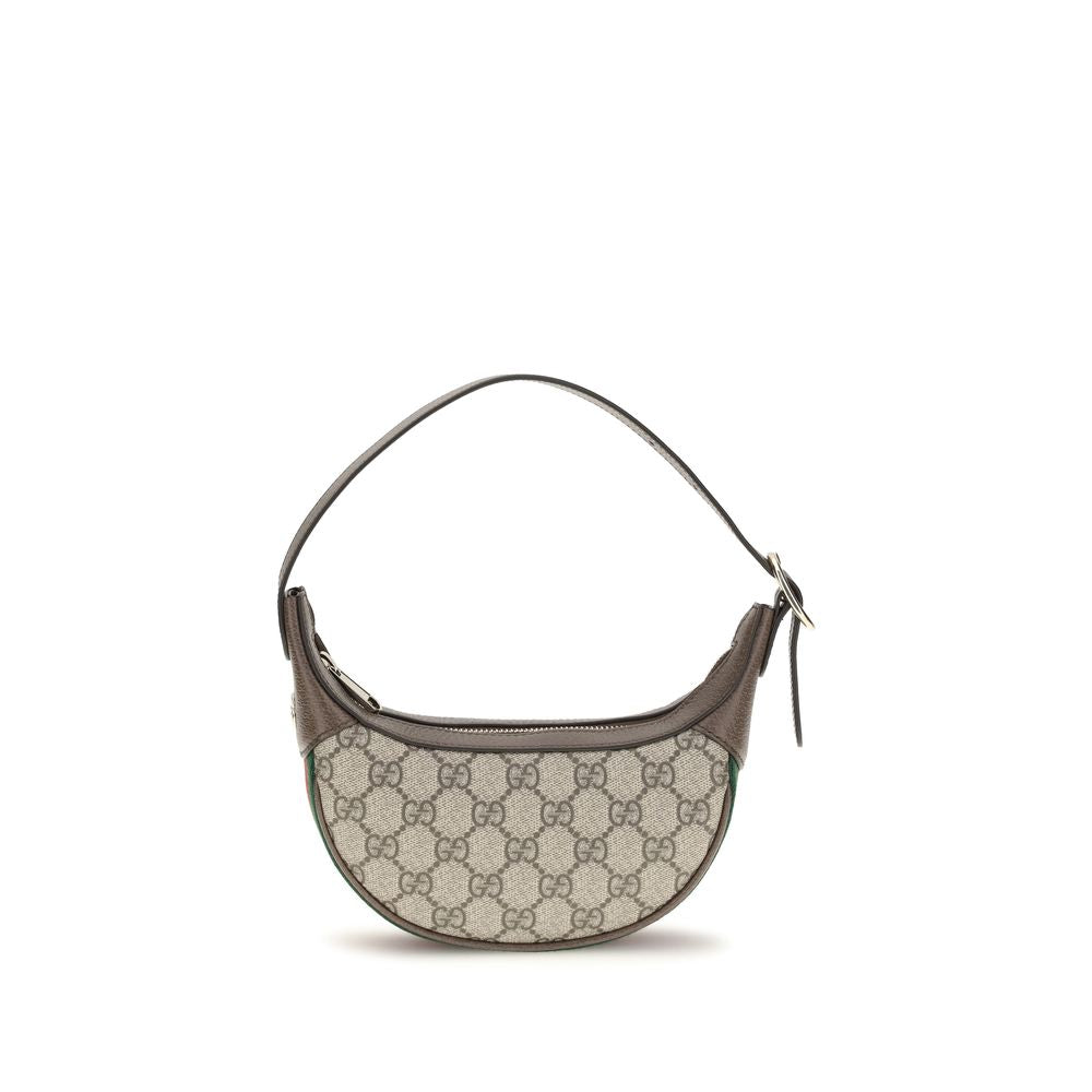 Beige Fabric Shoulder Bag