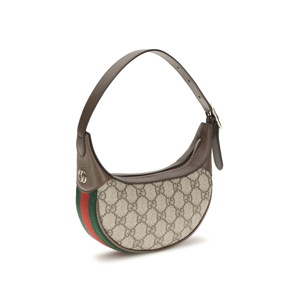 Beige Fabric Shoulder Bag