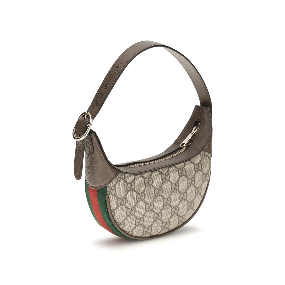 Beige Fabric Shoulder Bag