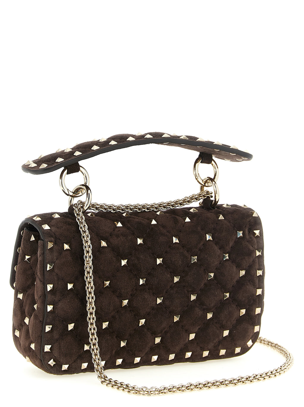 Brown Calfskin Shoulder Bag