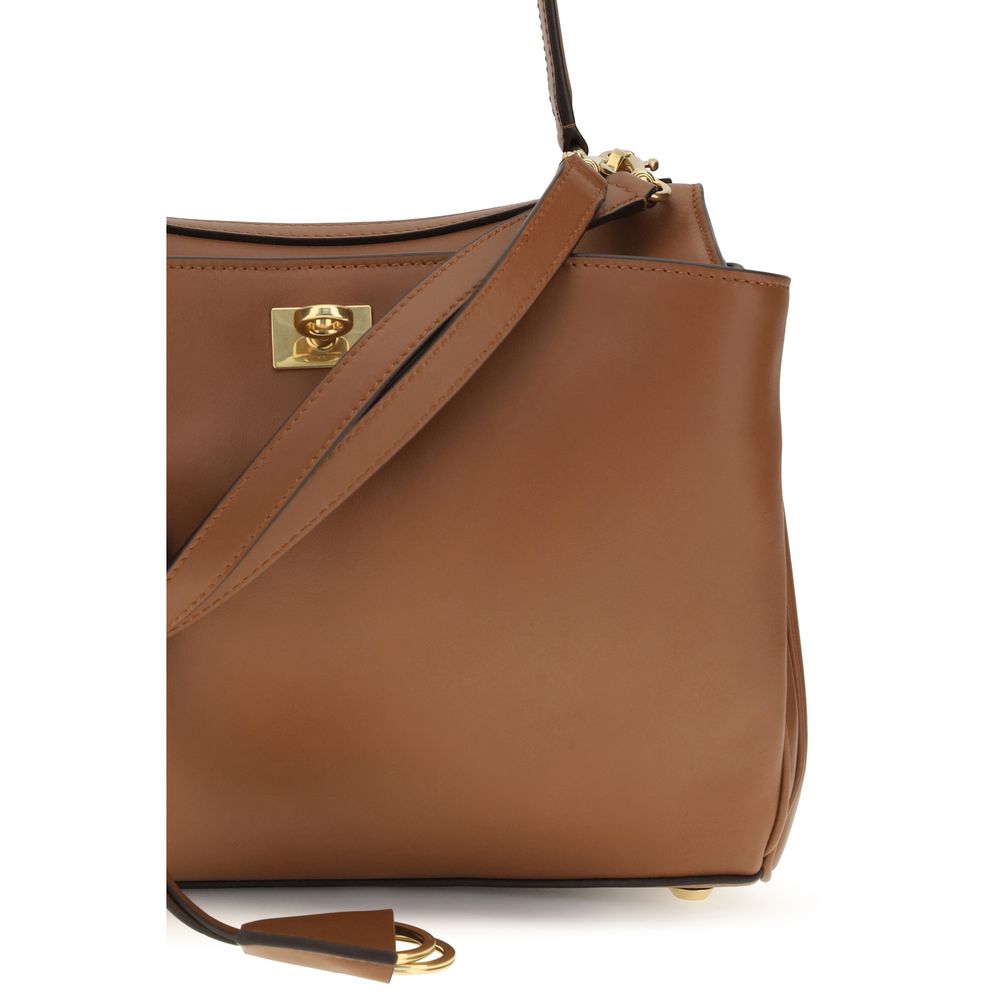Brown Calf Leather Bos Taurus Shoulder Bag