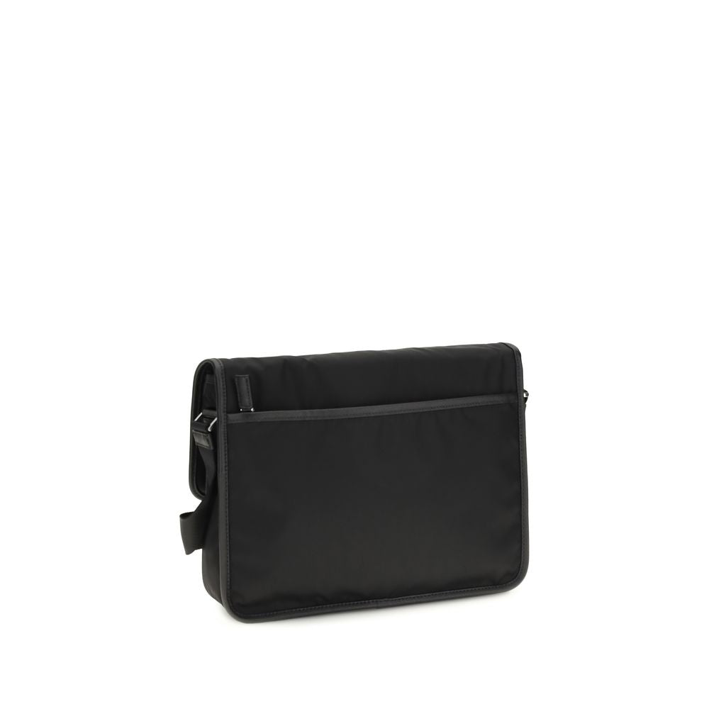 Black Recycled Polyamide Shoulder Bag