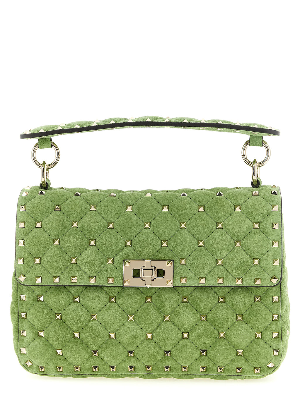 Bicolor Calfskin Shoulder Bag