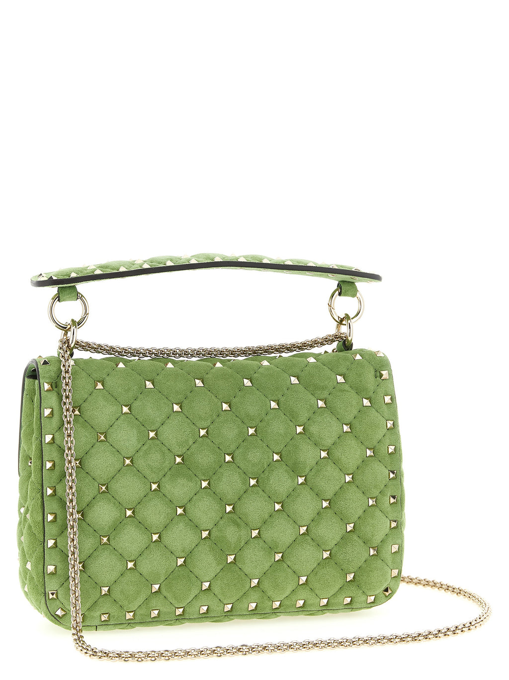 Bicolor Calfskin Shoulder Bag