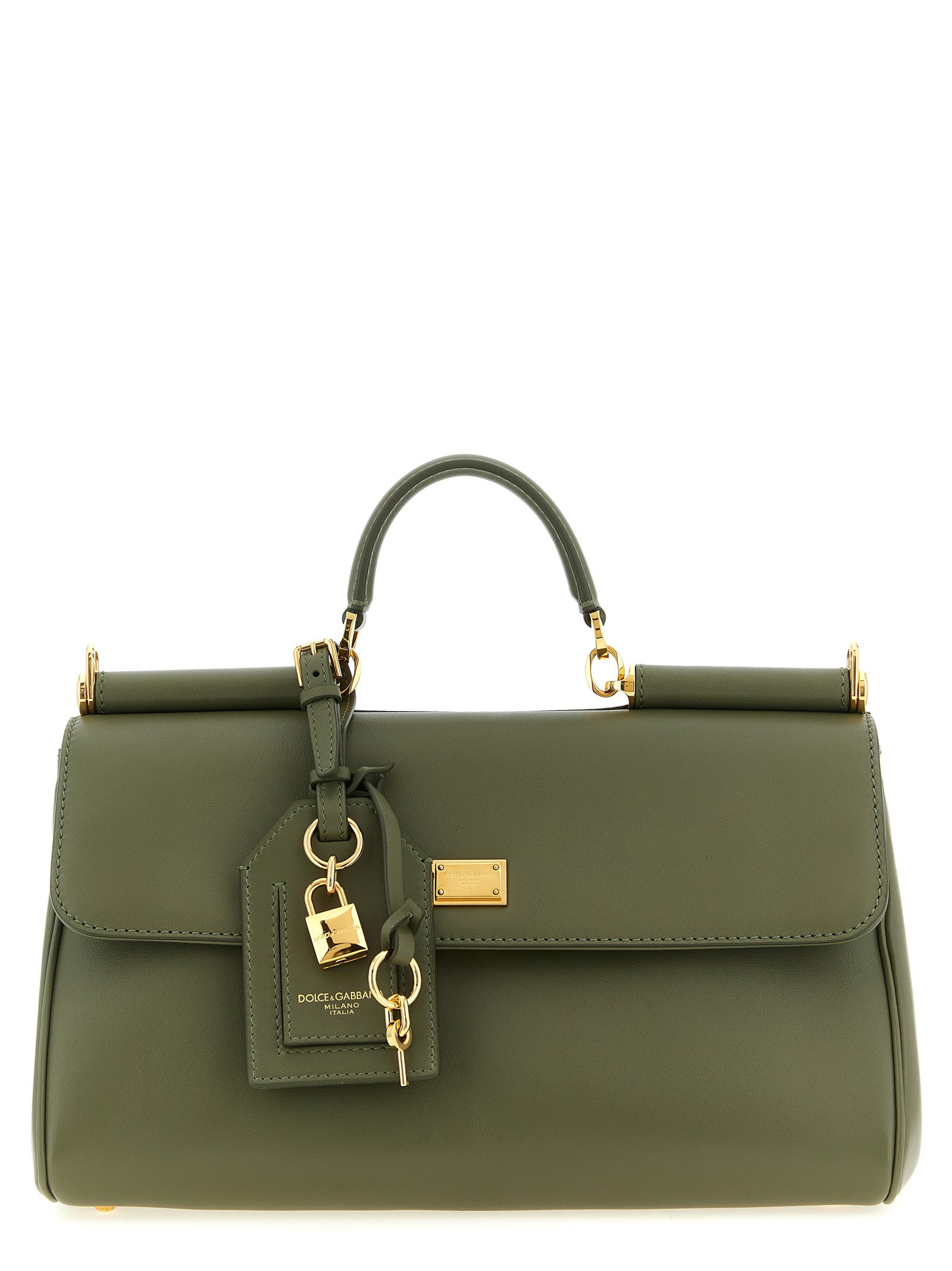 Bicolor Calfskin Handbag