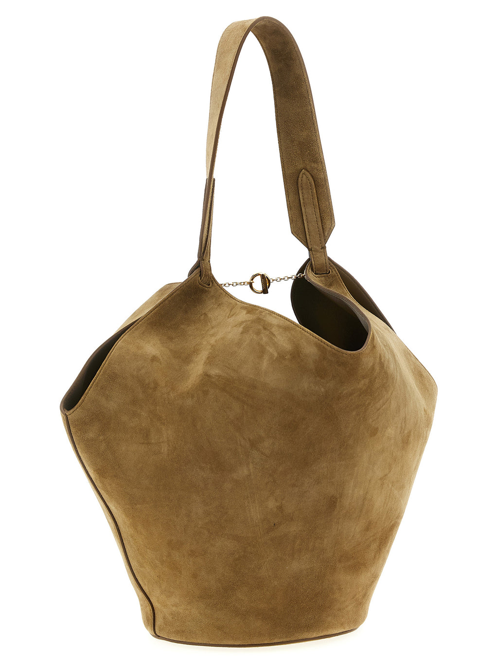 Brown Calfskin Tote Bag
