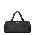 Black Raffia Handbag