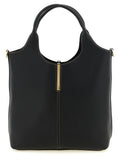 Black Calfskin Tote Bag