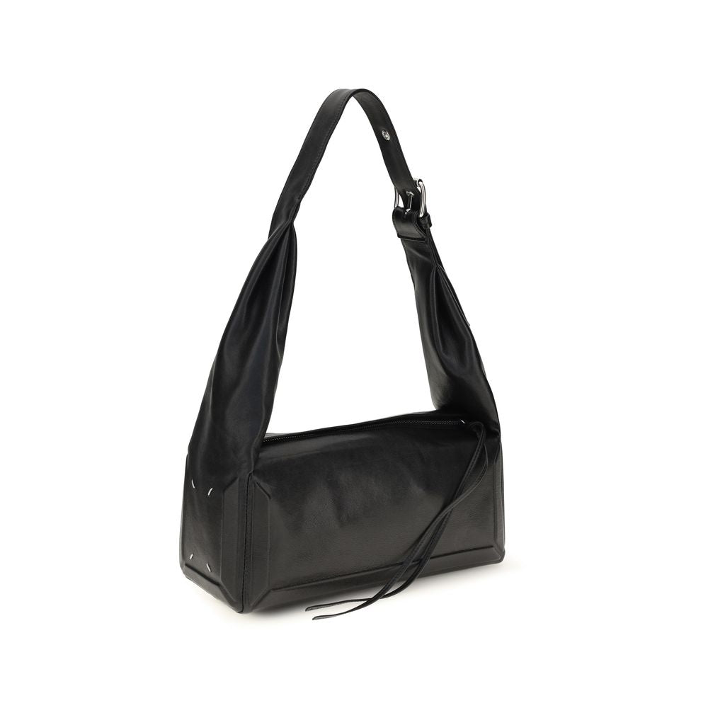 Black Leather Shoulder Bag