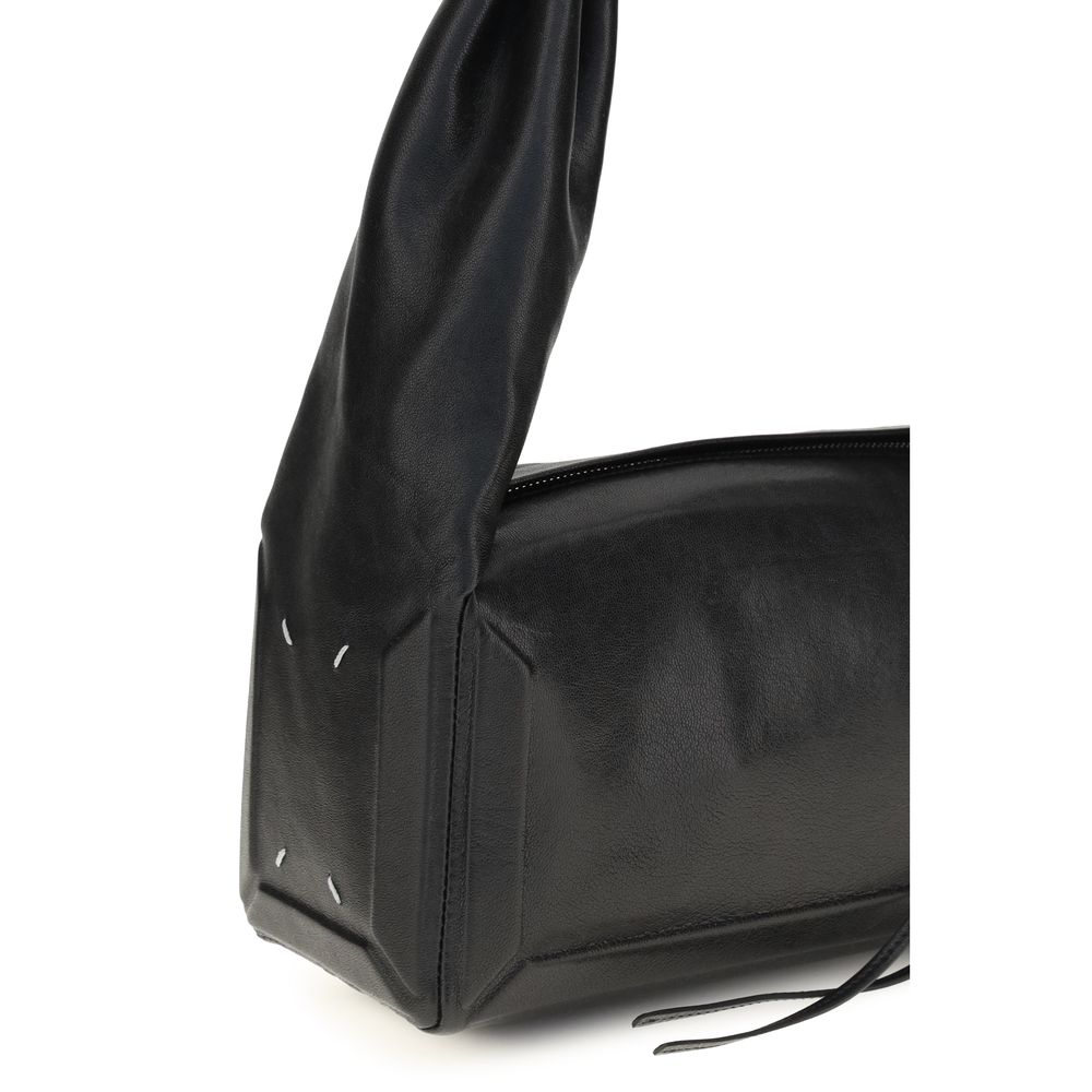 Black Leather Shoulder Bag