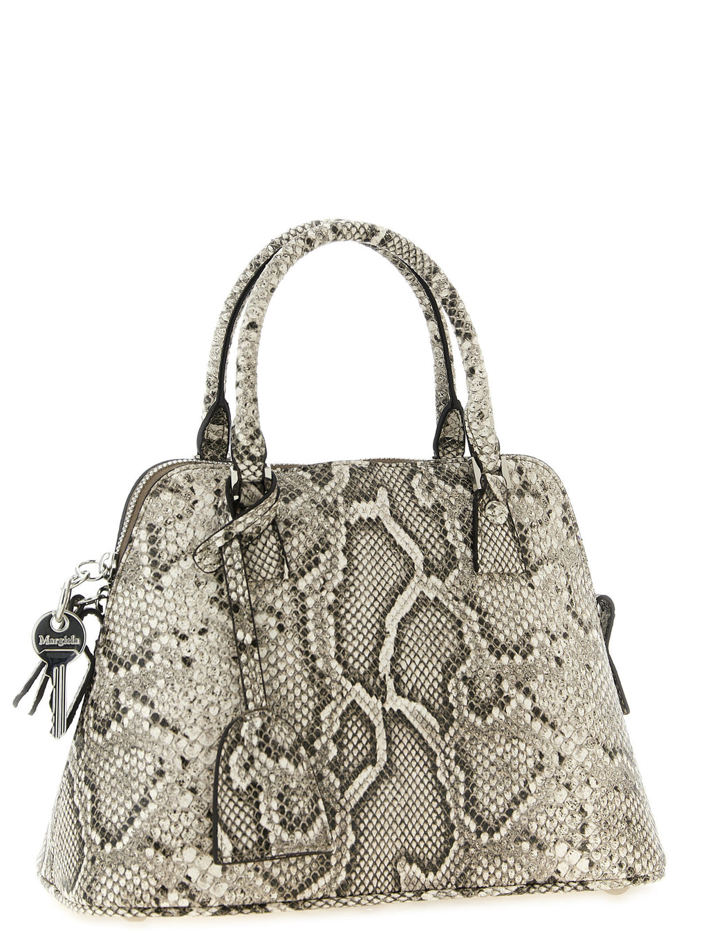 Gray Goatskin Shoulder Bag