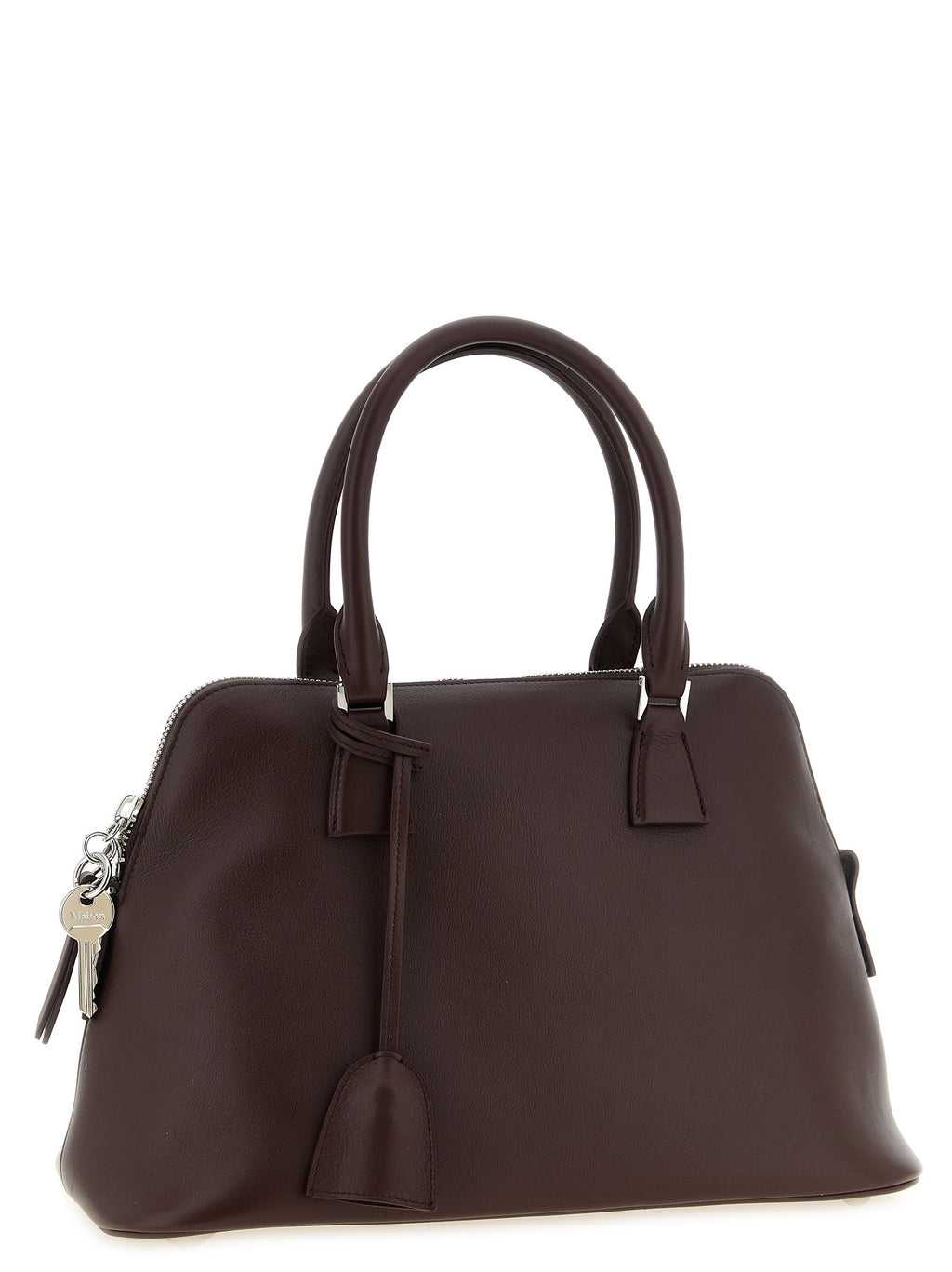 Bordeaux Calfskin Shoulder Bag