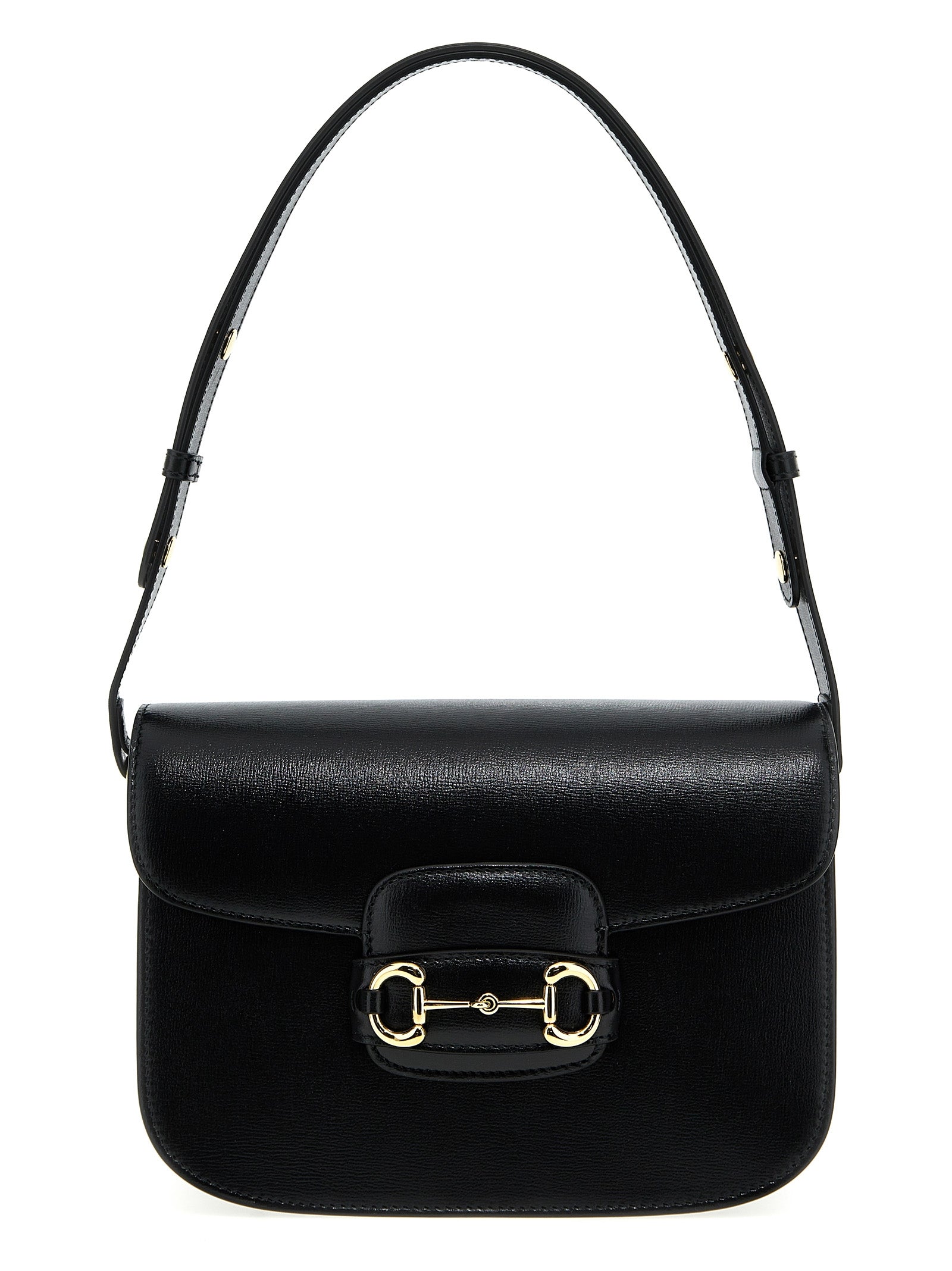 Black Leather Shoulder Bag