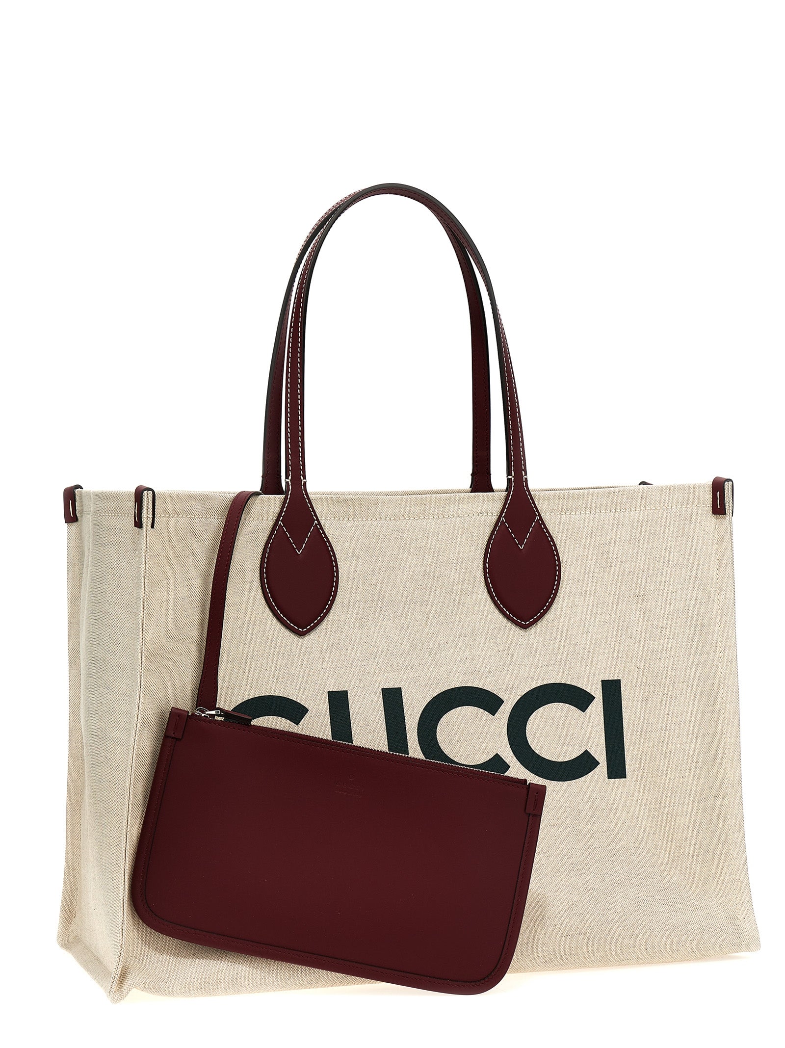 Gucci Beige Polyethylene Tote Bag