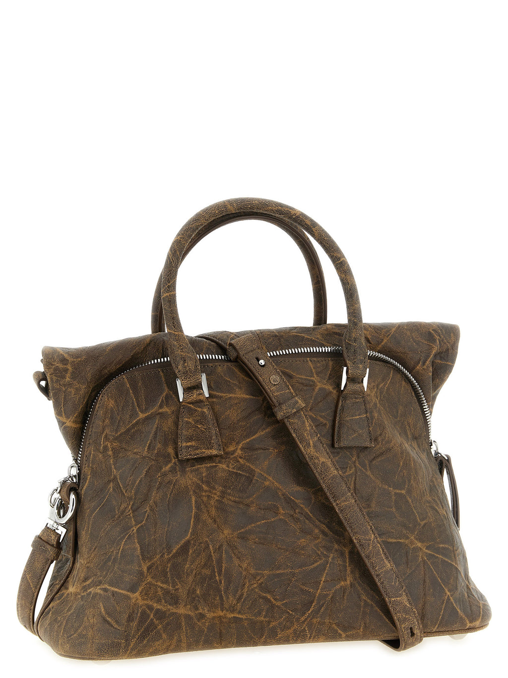 Brown Goatskin Shoulder Bag