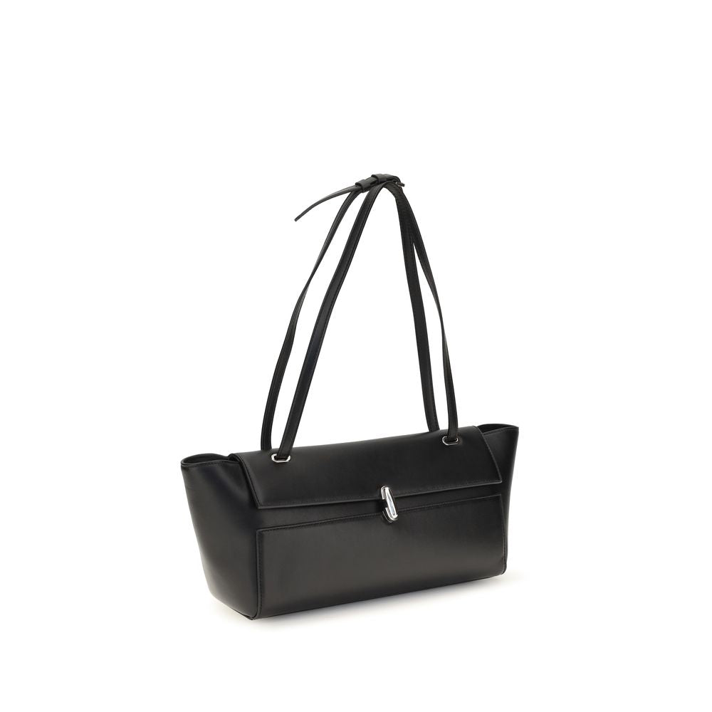 Black Calf Leather Bos Taurus Shoulder Bag