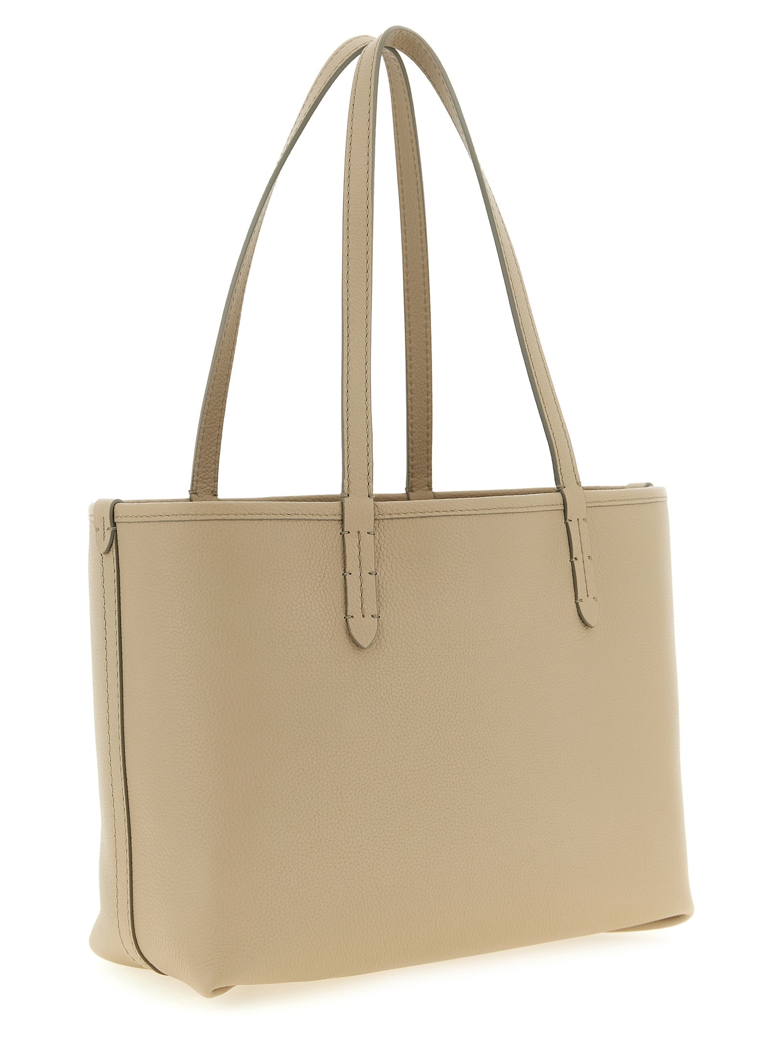 Burberry Beige Calfskin Tote Bag