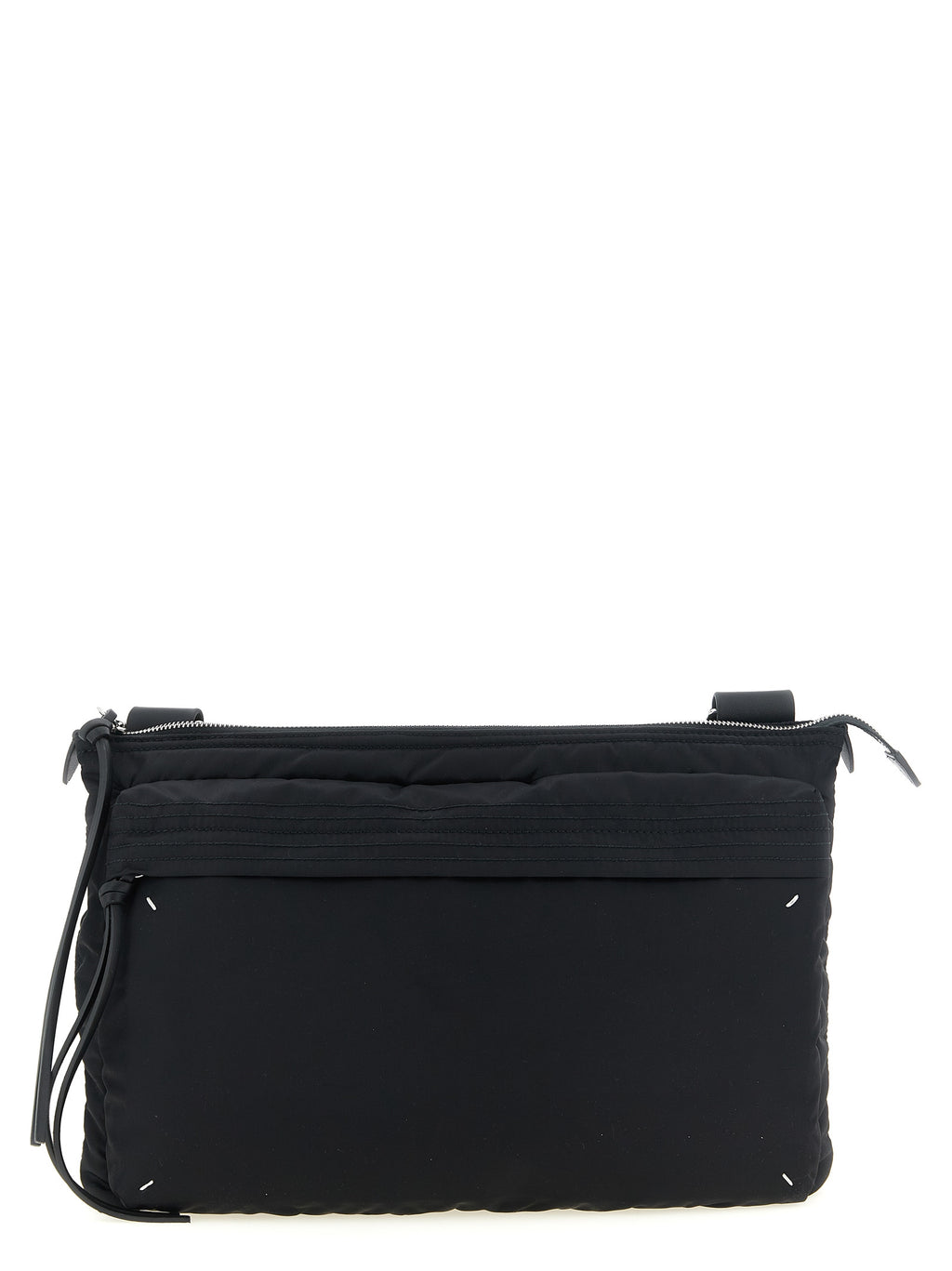 Black Polyamide Crossbody Bag