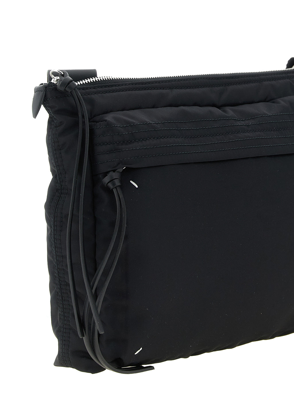 Black Polyamide Crossbody Bag