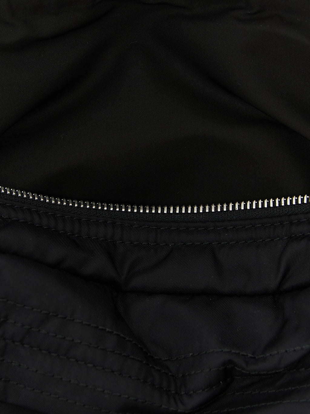 Black Polyamide Crossbody Bag