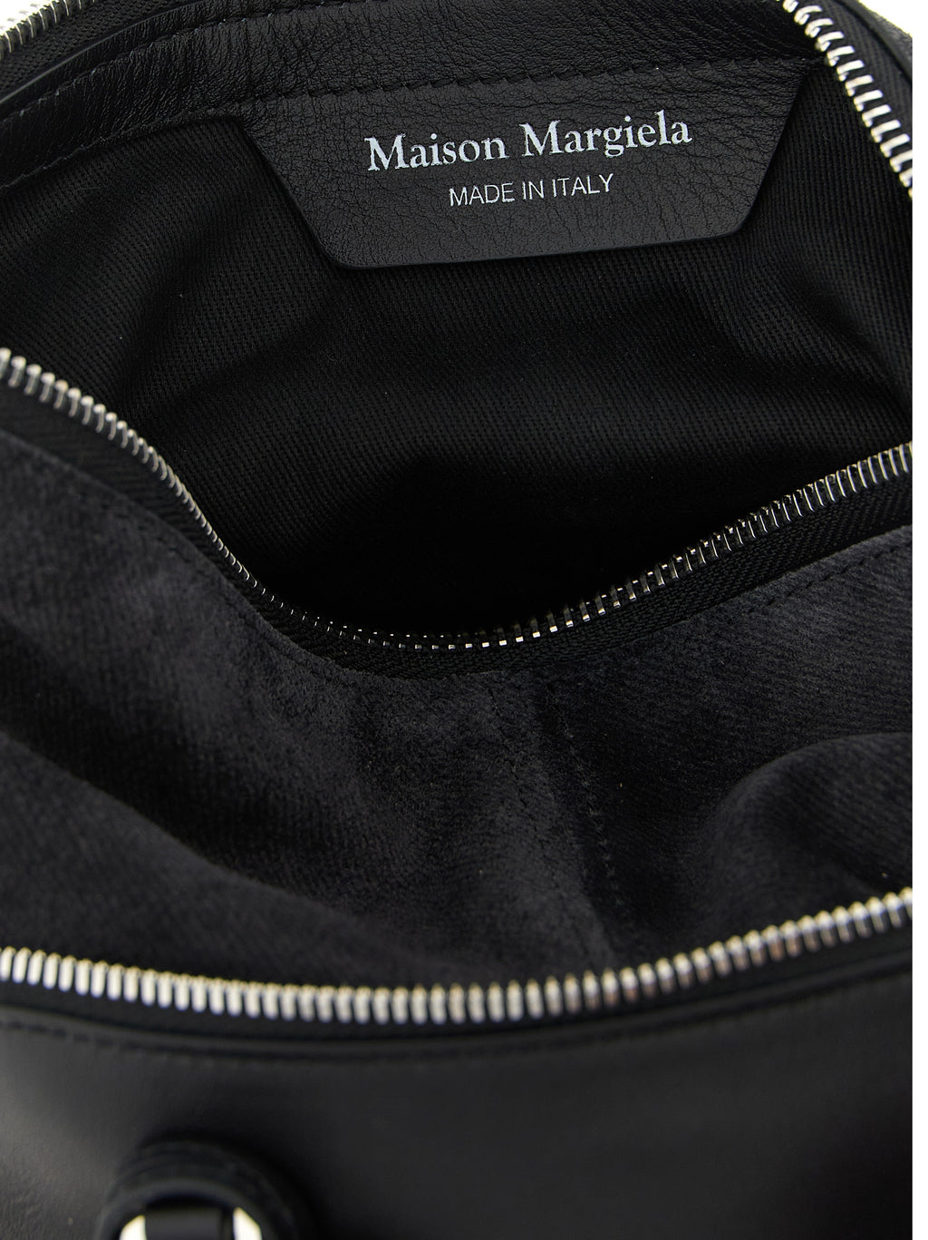 Black Calfskin Shoulder Bag