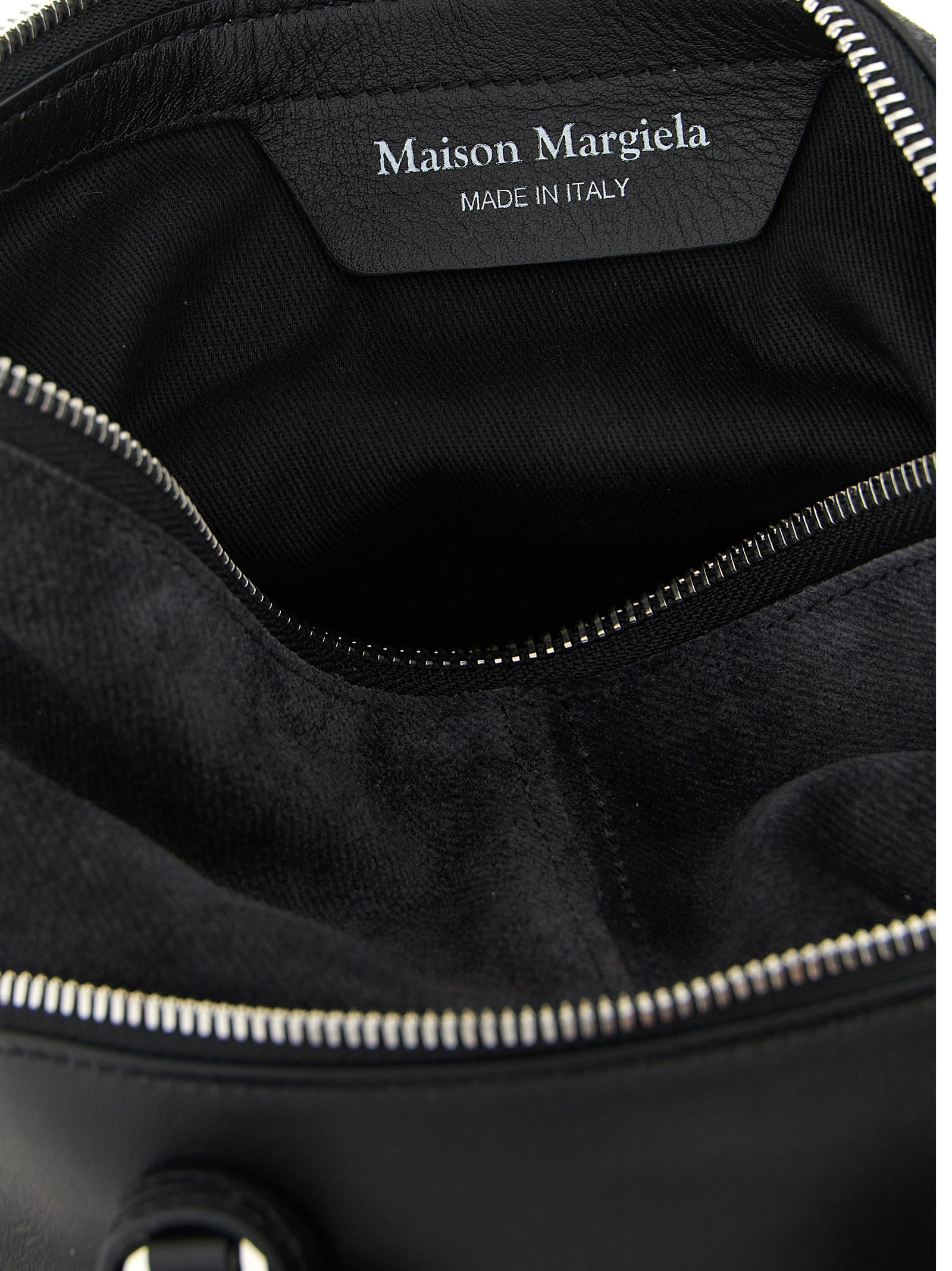 Black Calfskin Shoulder Bag