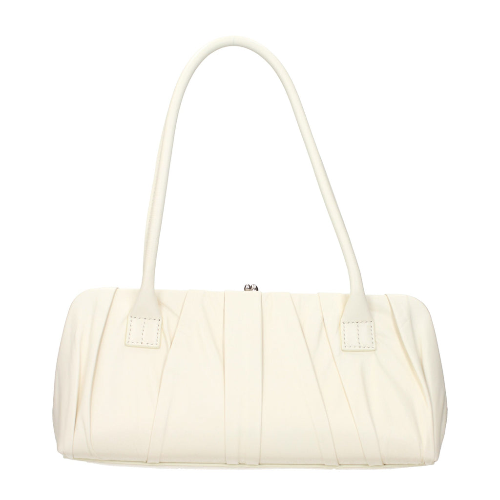 White Leather Shoulder Bag