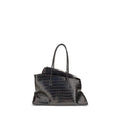 Black Calf Leather Bos Taurus Shoulder Bag