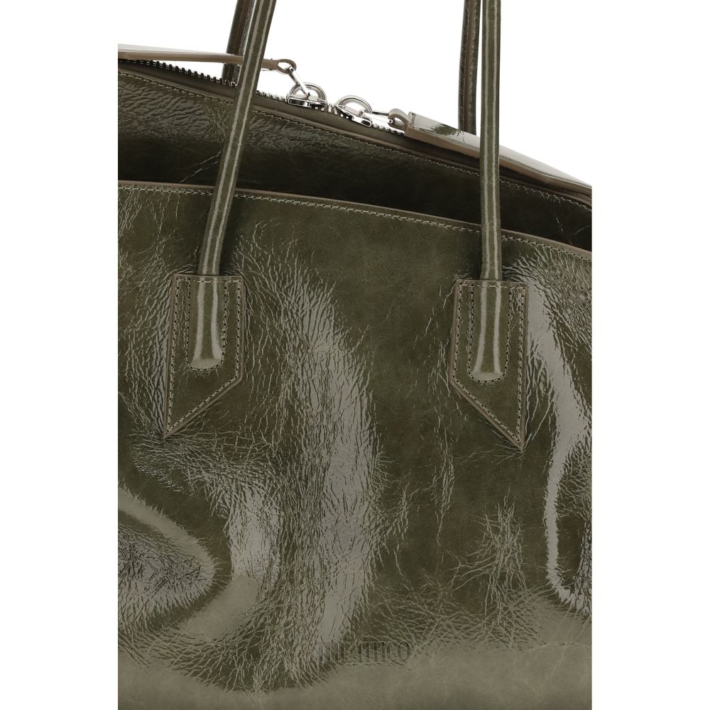 Bicolor Calf Leather Bos Taurus Shoulder Bag
