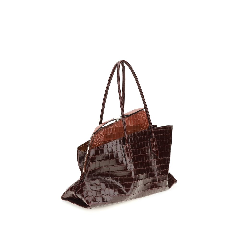 Bordeaux Calf Leather Bos Taurus Shoulder Bag