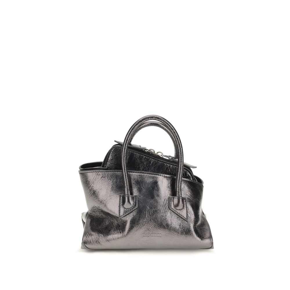 Gray Calf Leather Bos Taurus Handbag