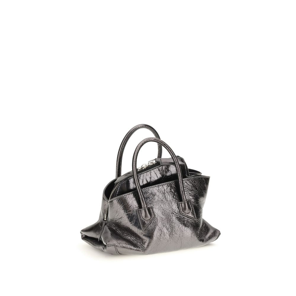 Gray Calf Leather Bos Taurus Handbag