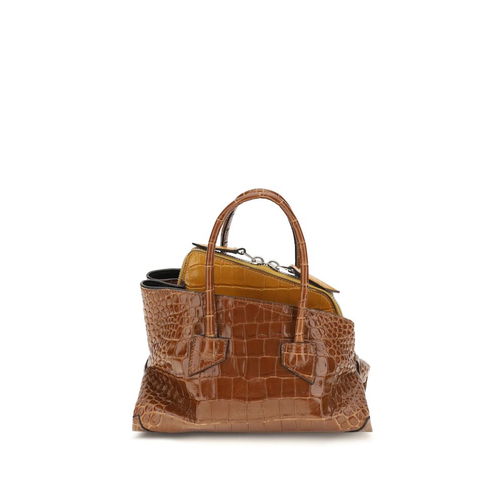 Brown Calf Leather Bos Taurus Handbag