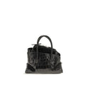 Black Calf Leather Bos Taurus Handbag