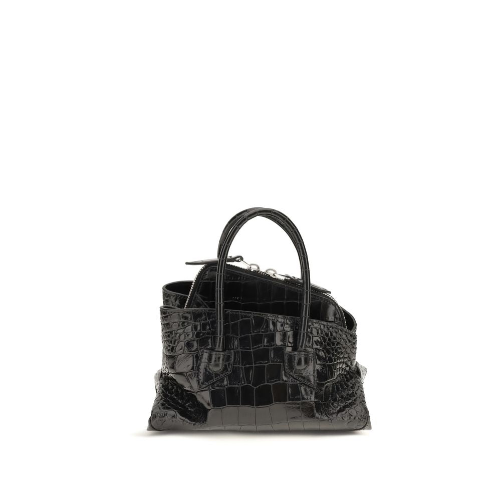 Black Calf Leather Bos Taurus Handbag