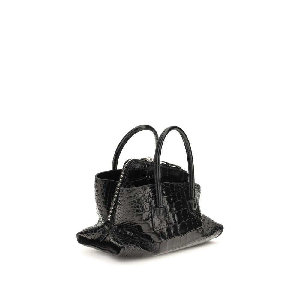 Black Calf Leather Bos Taurus Handbag