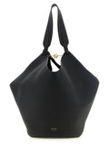Black Calfskin Tote Bag