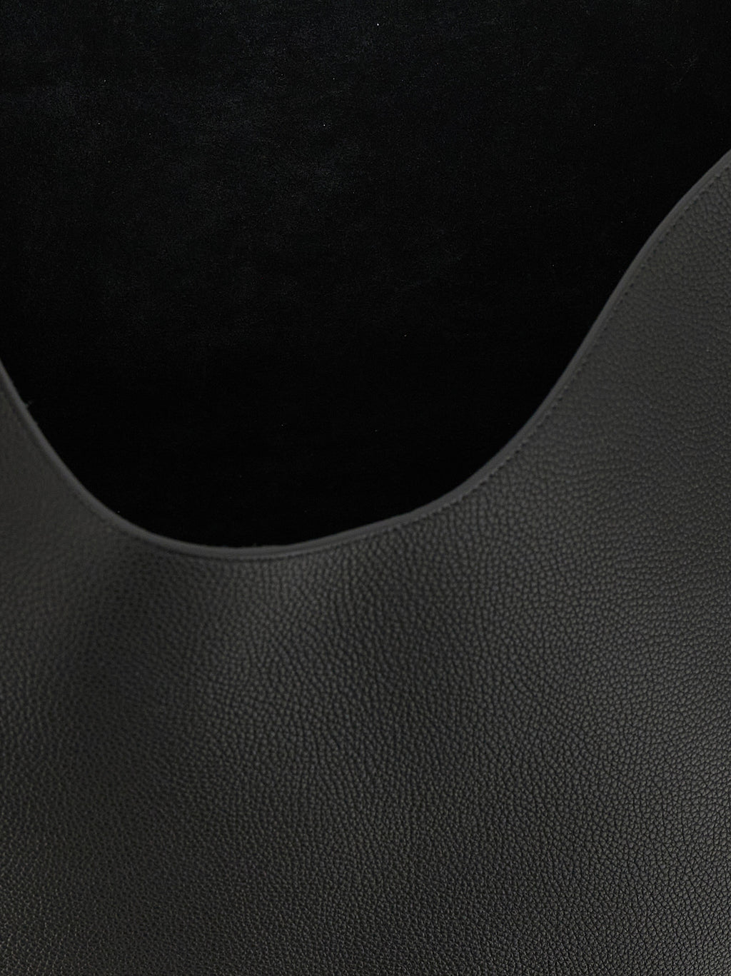 Black Calfskin Tote Bag