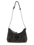 Black Lamb Leather Crossbody Bag