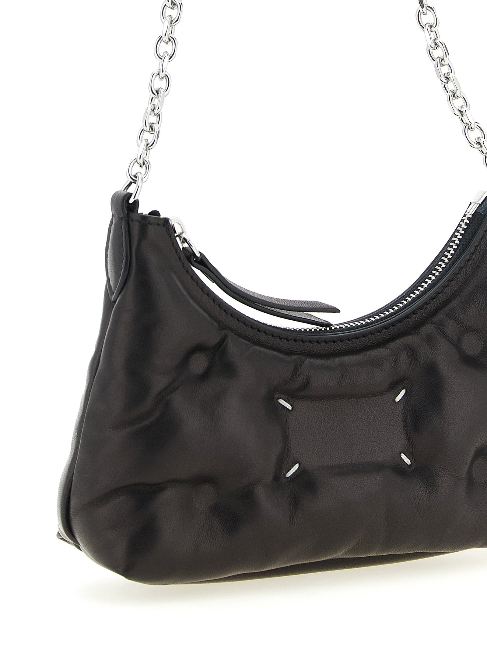 Maison Margiela Black Lamb Leather Crossbody Bag