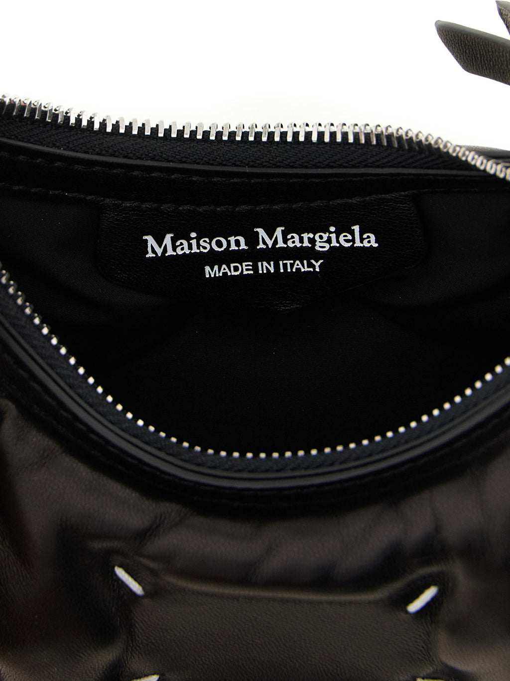 Black Lamb Leather Crossbody Bag