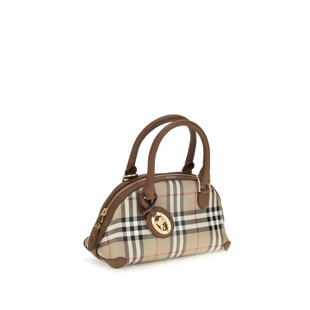 Beige Canvas Handbag