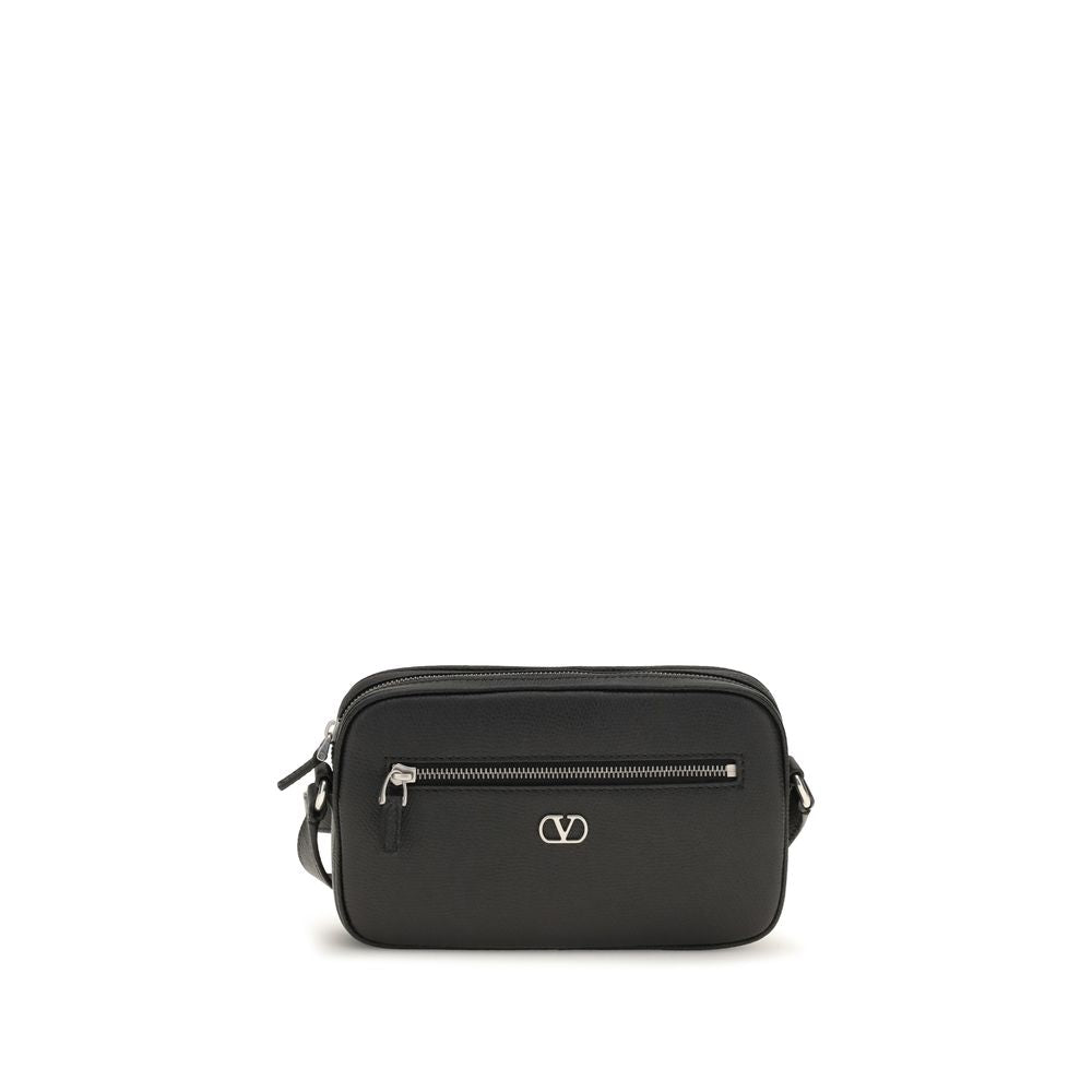 Black Calf Leather Bos Taurus Shoulder Bag