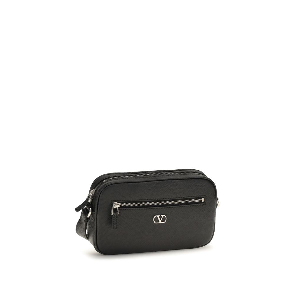 Black Calf Leather Bos Taurus Shoulder Bag