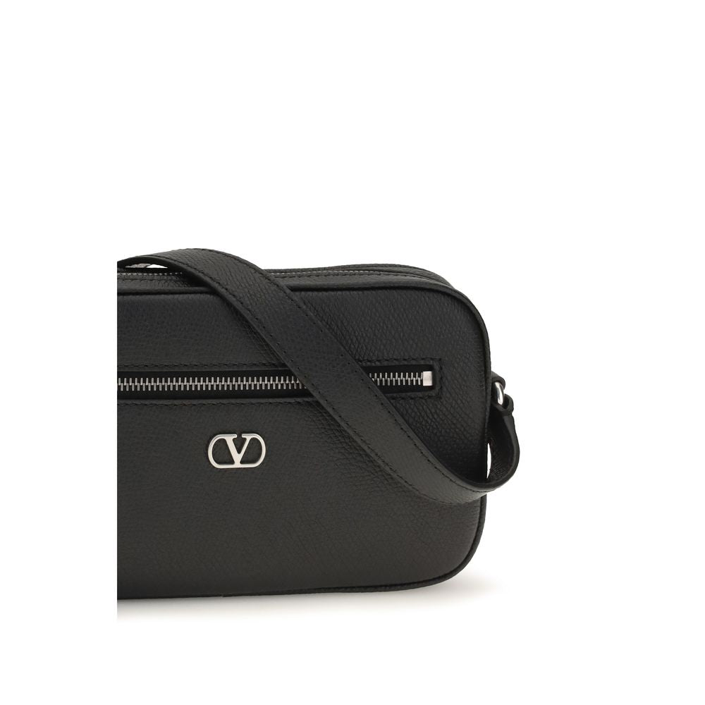 Black Calf Leather Bos Taurus Shoulder Bag