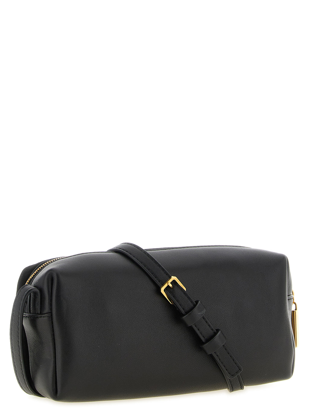 Black Calfskin Crossbody Bag